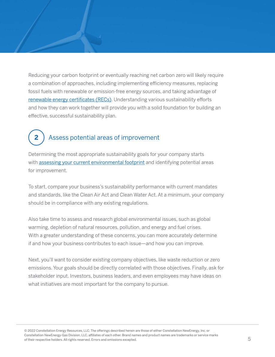 Sustainability Plan: What It Is and How to Document It | Constellation